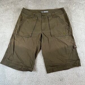 VTG Nike ACG Womens Cargo Shorts Olive Size 2 All Conditions Gear Hiking Utility